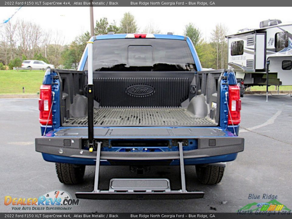 2022 Ford F150 XLT SuperCrew 4x4 Atlas Blue Metallic / Black Photo #14