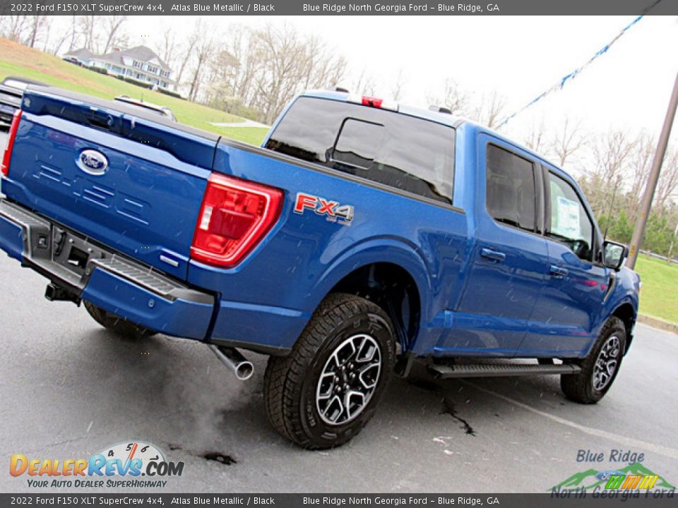 2022 Ford F150 XLT SuperCrew 4x4 Atlas Blue Metallic / Black Photo #29
