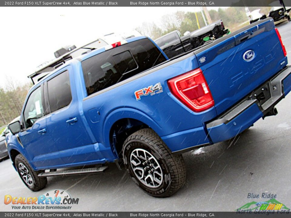 2022 Ford F150 XLT SuperCrew 4x4 Atlas Blue Metallic / Black Photo #30