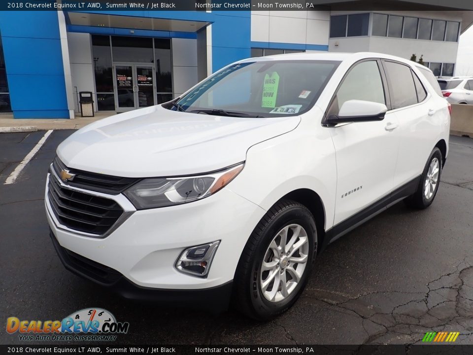 2018 Chevrolet Equinox LT AWD Summit White / Jet Black Photo #2