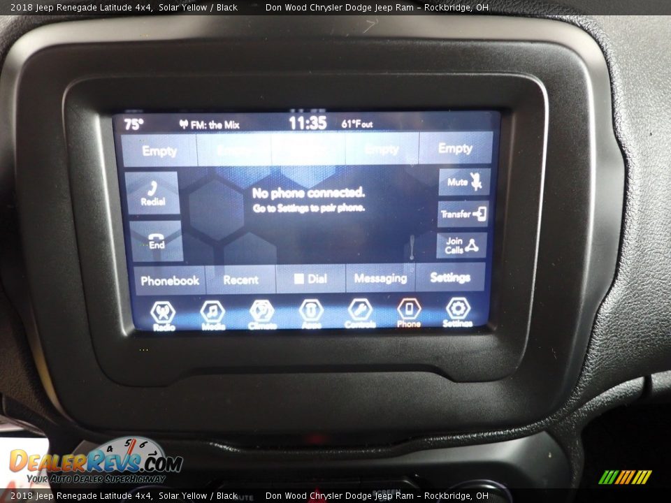 2018 Jeep Renegade Latitude 4x4 Solar Yellow / Black Photo #2