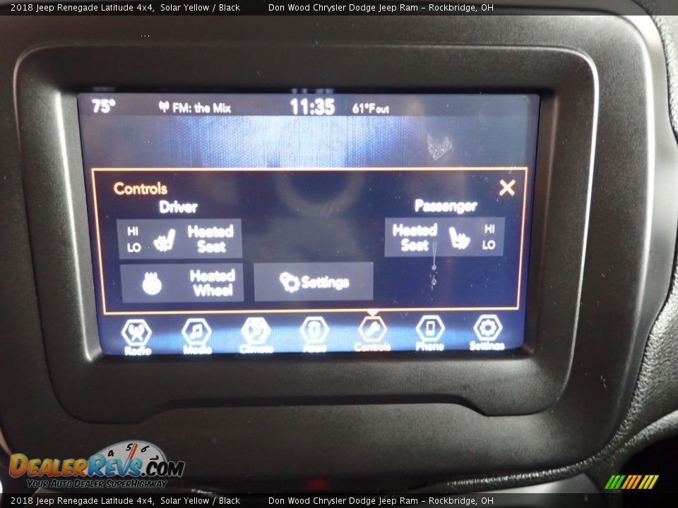 2018 Jeep Renegade Latitude 4x4 Solar Yellow / Black Photo #3