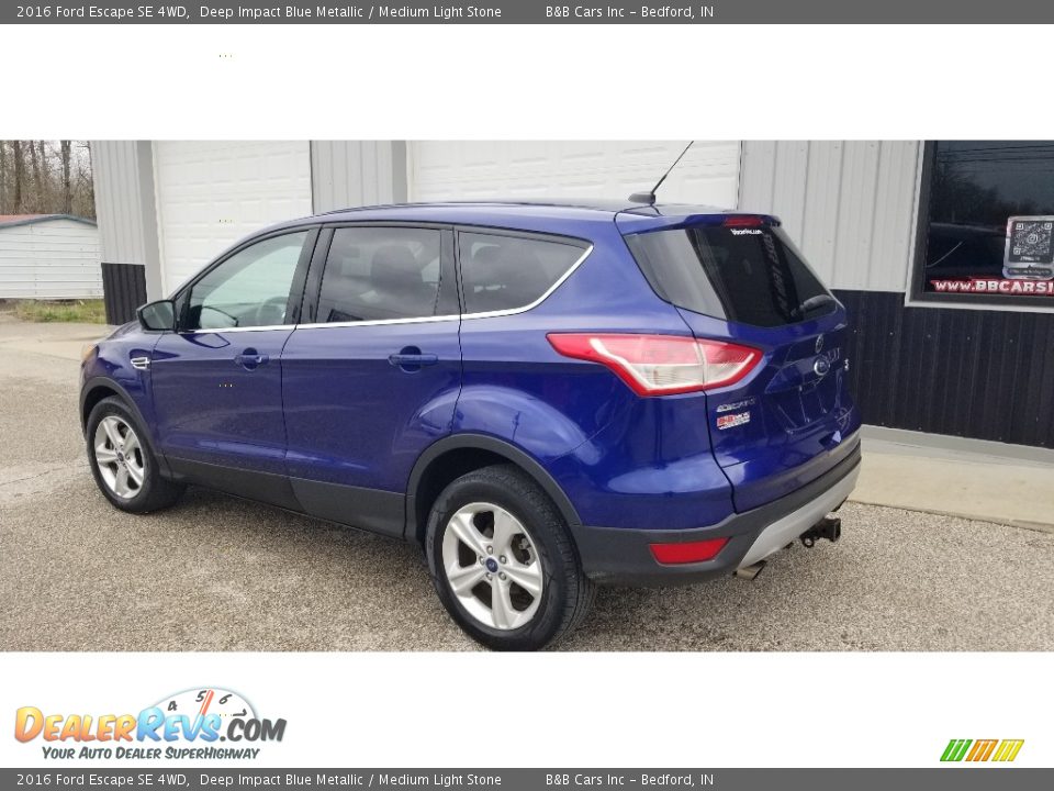 2016 Ford Escape SE 4WD Deep Impact Blue Metallic / Medium Light Stone Photo #3