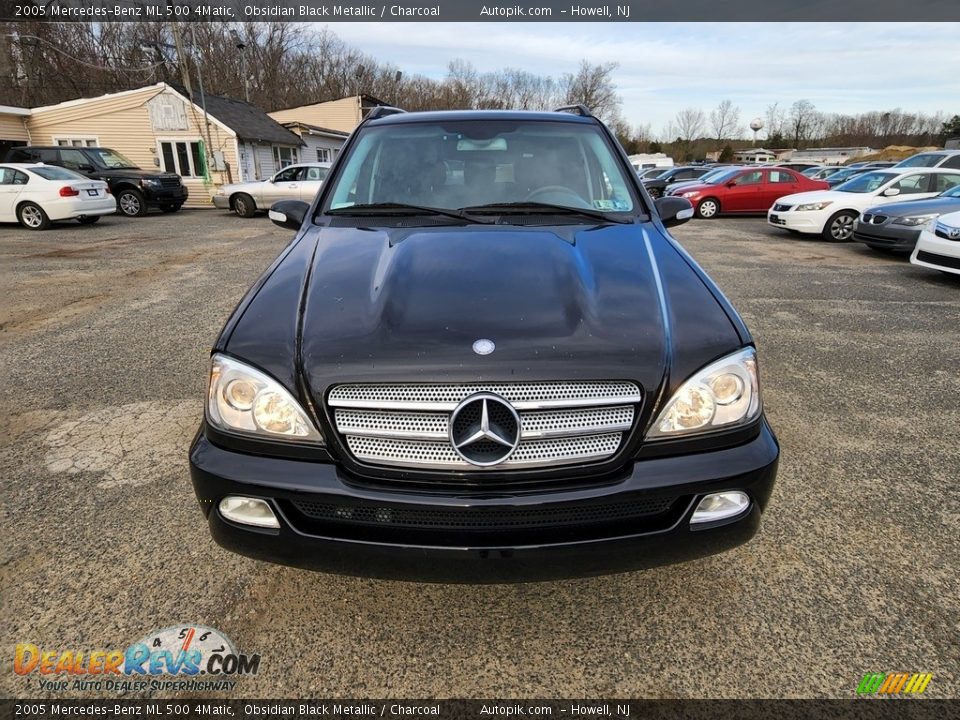 2005 Mercedes-Benz ML 500 4Matic Obsidian Black Metallic / Charcoal Photo #8