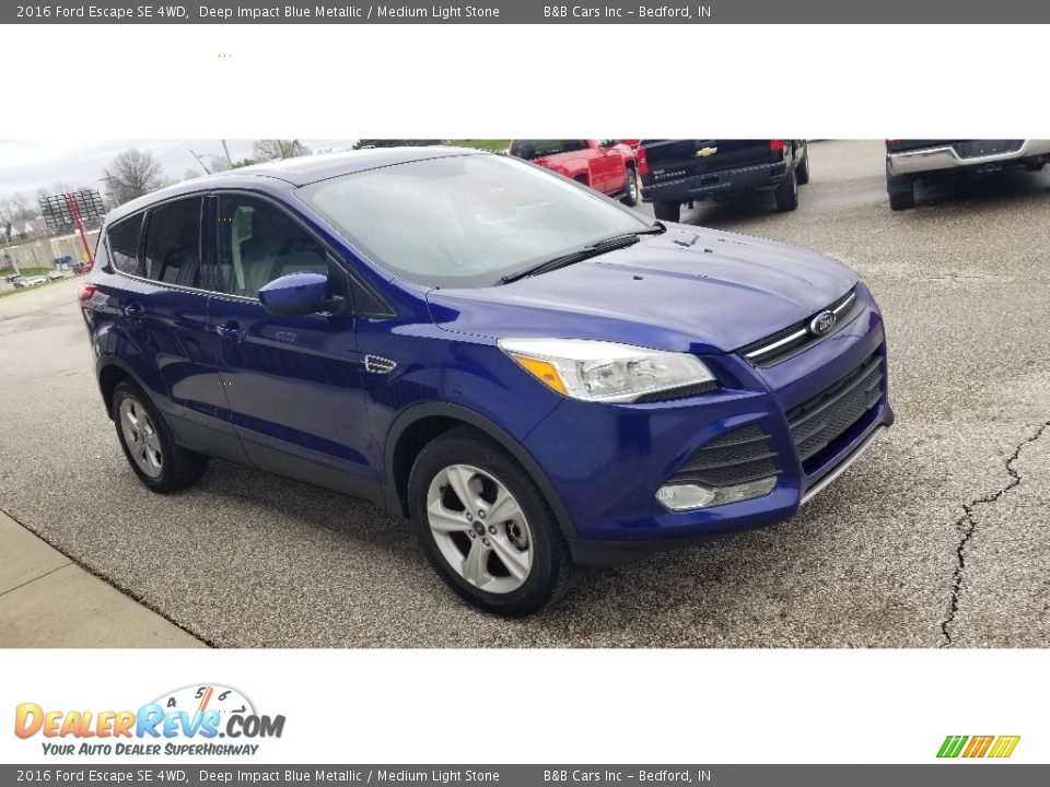 2016 Ford Escape SE 4WD Deep Impact Blue Metallic / Medium Light Stone Photo #6