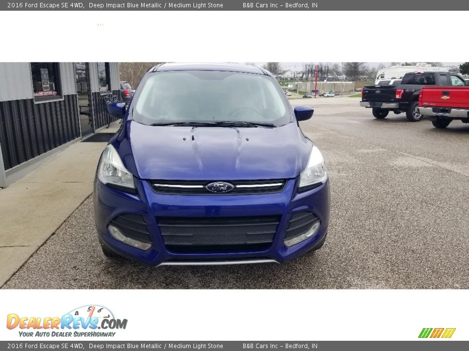 2016 Ford Escape SE 4WD Deep Impact Blue Metallic / Medium Light Stone Photo #7