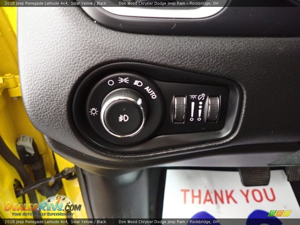 2018 Jeep Renegade Latitude 4x4 Solar Yellow / Black Photo #19