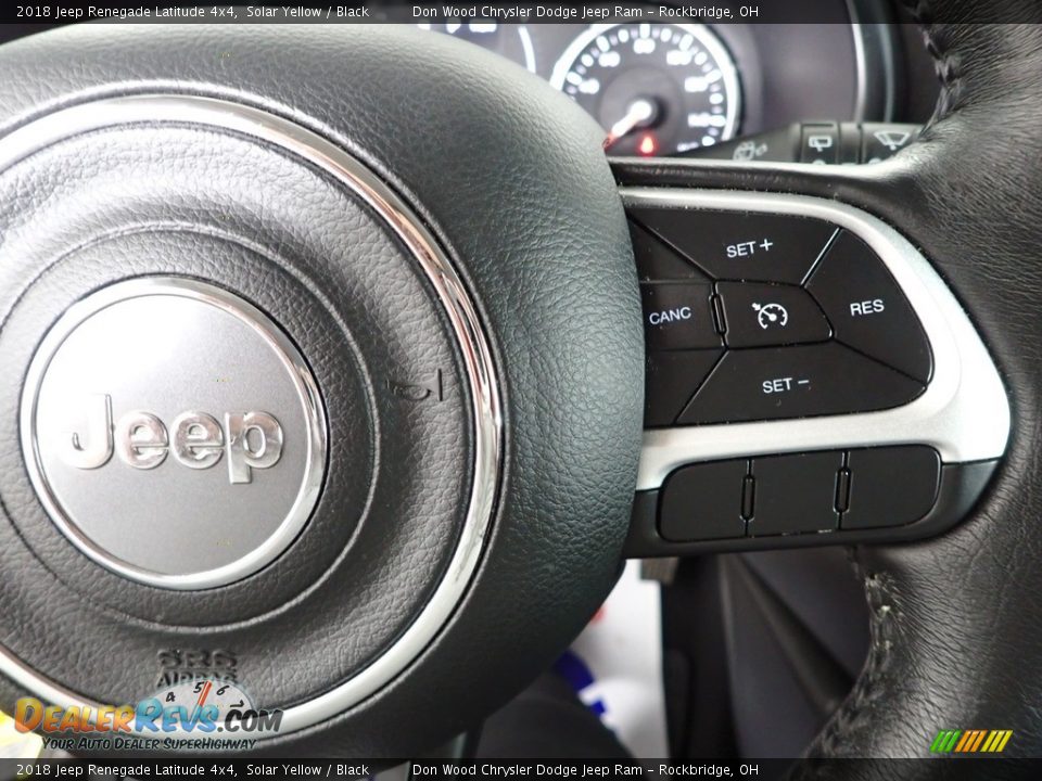 2018 Jeep Renegade Latitude 4x4 Solar Yellow / Black Photo #21