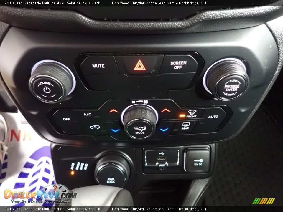 2018 Jeep Renegade Latitude 4x4 Solar Yellow / Black Photo #23
