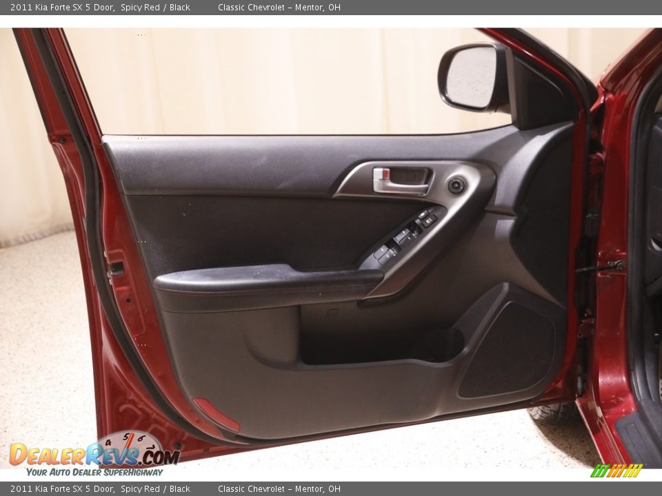 2011 Kia Forte SX 5 Door Spicy Red / Black Photo #4