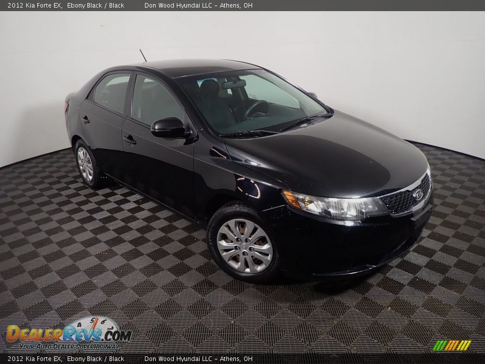 2012 Kia Forte EX Ebony Black / Black Photo #2