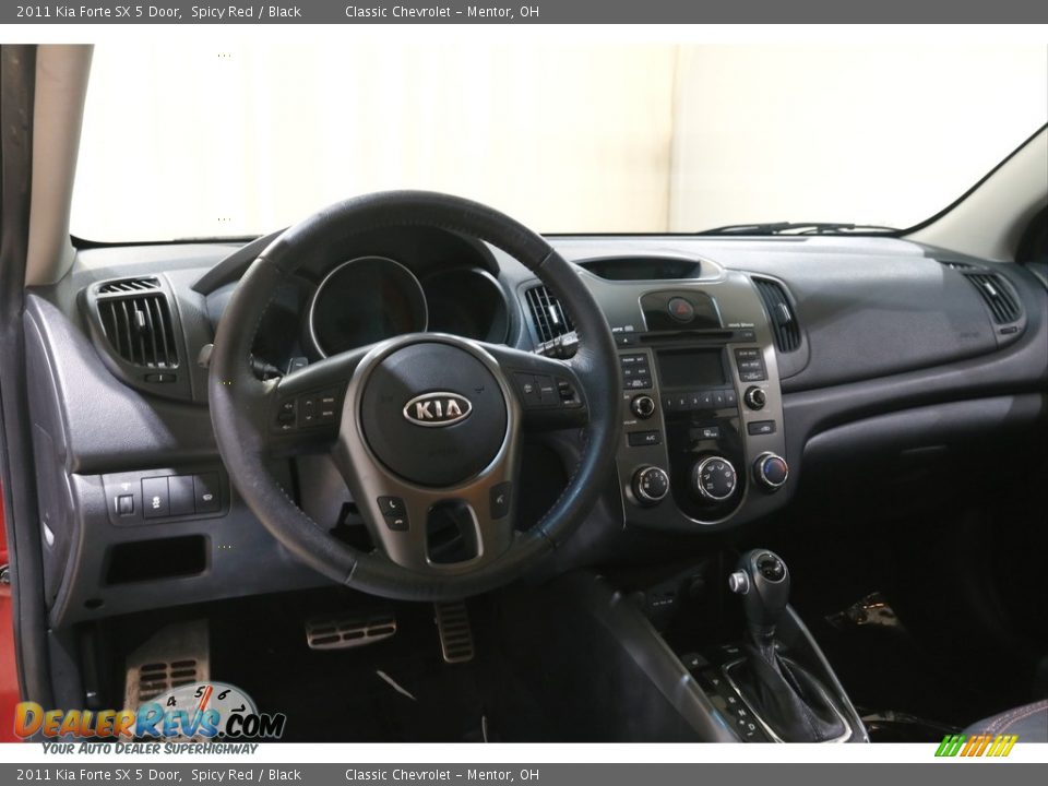 Dashboard of 2011 Kia Forte SX 5 Door Photo #6