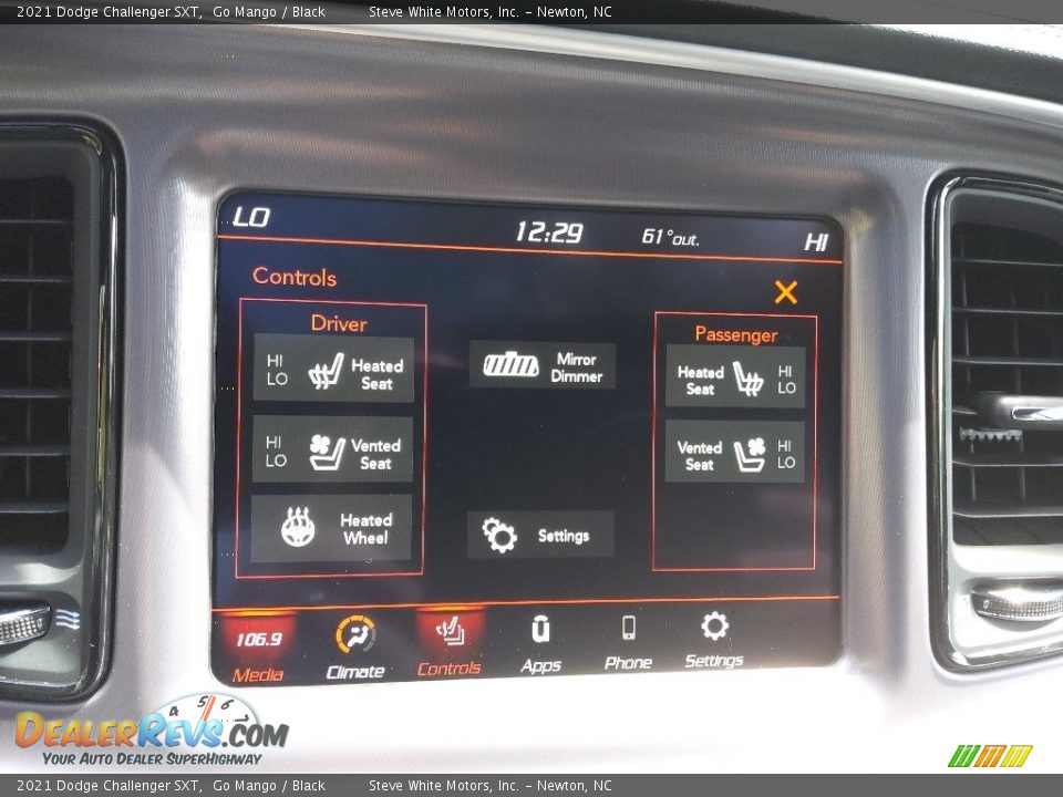 Controls of 2021 Dodge Challenger SXT Photo #21