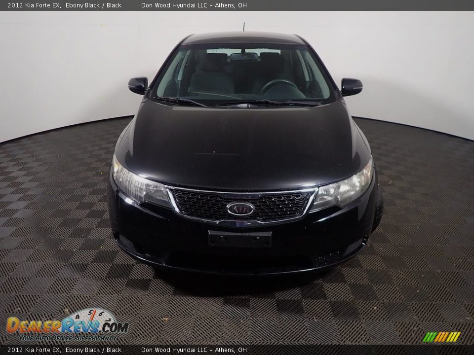 2012 Kia Forte EX Ebony Black / Black Photo #4