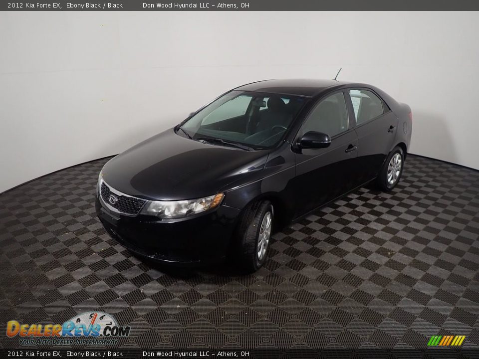 2012 Kia Forte EX Ebony Black / Black Photo #7