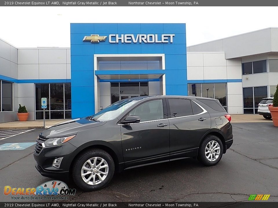 2019 Chevrolet Equinox LT AWD Nightfall Gray Metallic / Jet Black Photo #1