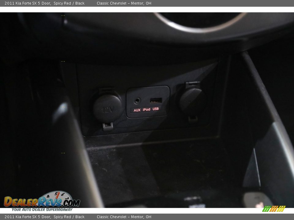 2011 Kia Forte SX 5 Door Spicy Red / Black Photo #12