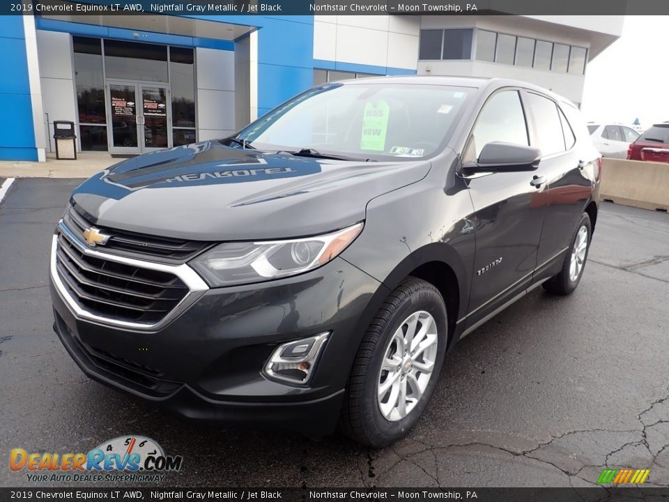 2019 Chevrolet Equinox LT AWD Nightfall Gray Metallic / Jet Black Photo #2