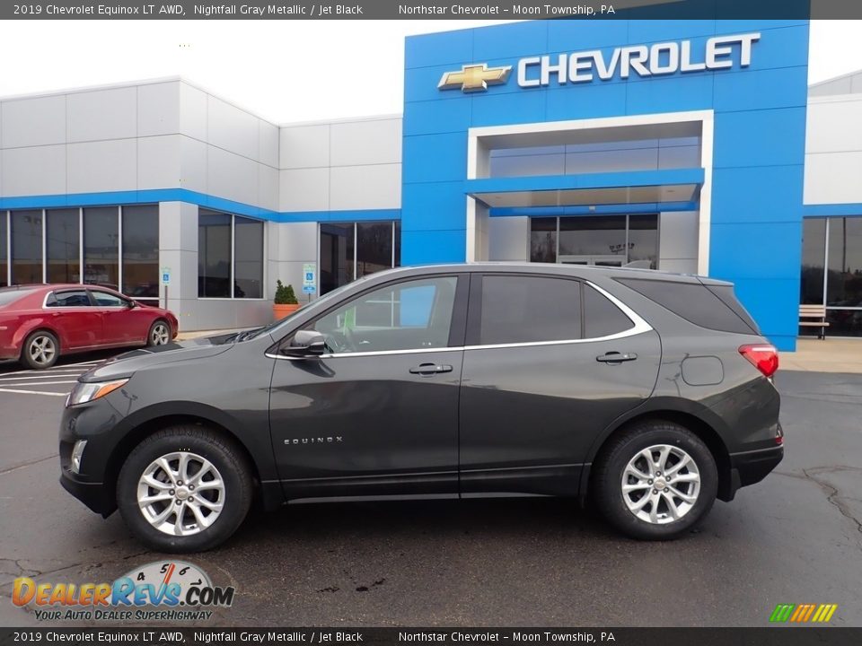 2019 Chevrolet Equinox LT AWD Nightfall Gray Metallic / Jet Black Photo #3