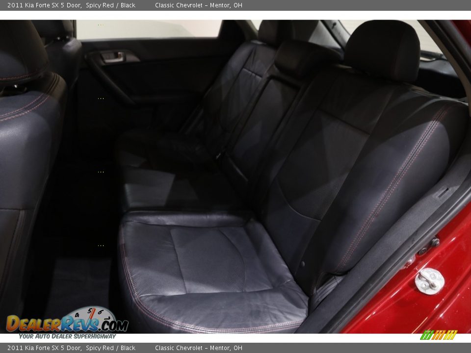 2011 Kia Forte SX 5 Door Spicy Red / Black Photo #15