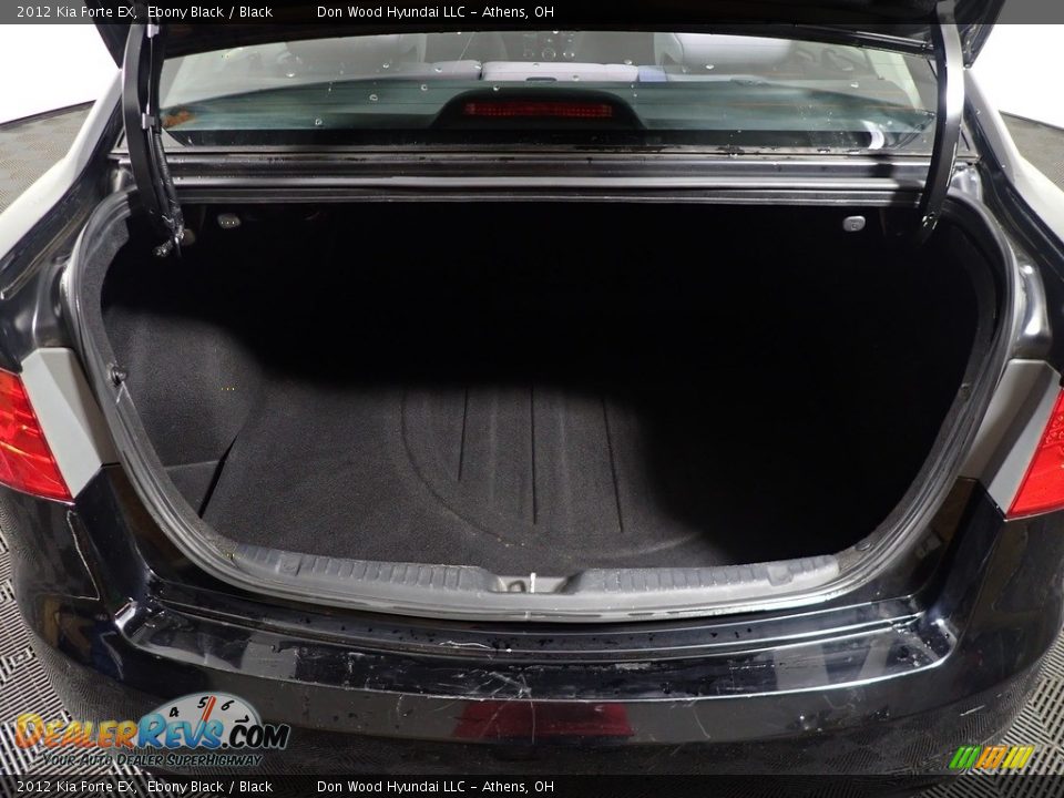 2012 Kia Forte EX Ebony Black / Black Photo #12