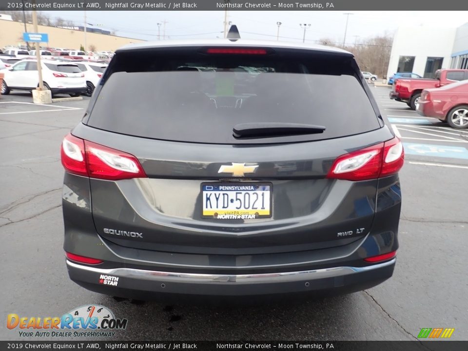 2019 Chevrolet Equinox LT AWD Nightfall Gray Metallic / Jet Black Photo #6