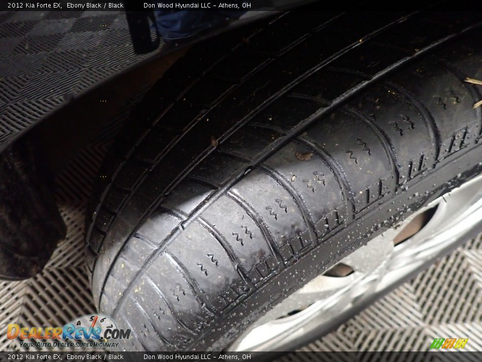2012 Kia Forte EX Ebony Black / Black Photo #15