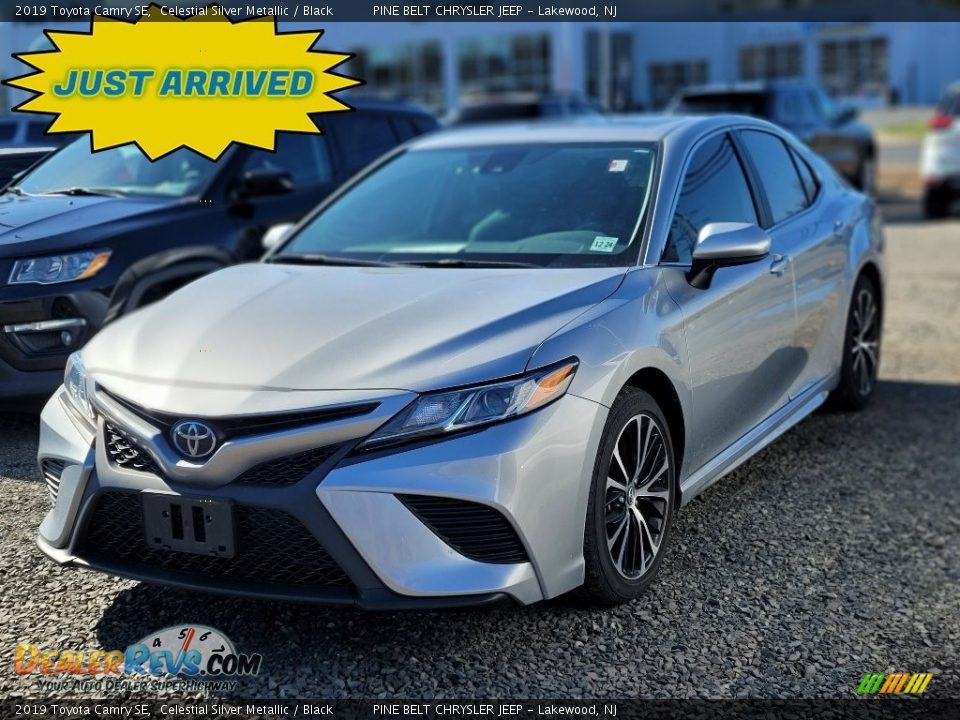 2019 Toyota Camry SE Celestial Silver Metallic / Black Photo #1