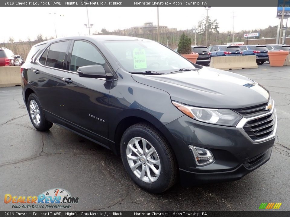 2019 Chevrolet Equinox LT AWD Nightfall Gray Metallic / Jet Black Photo #11