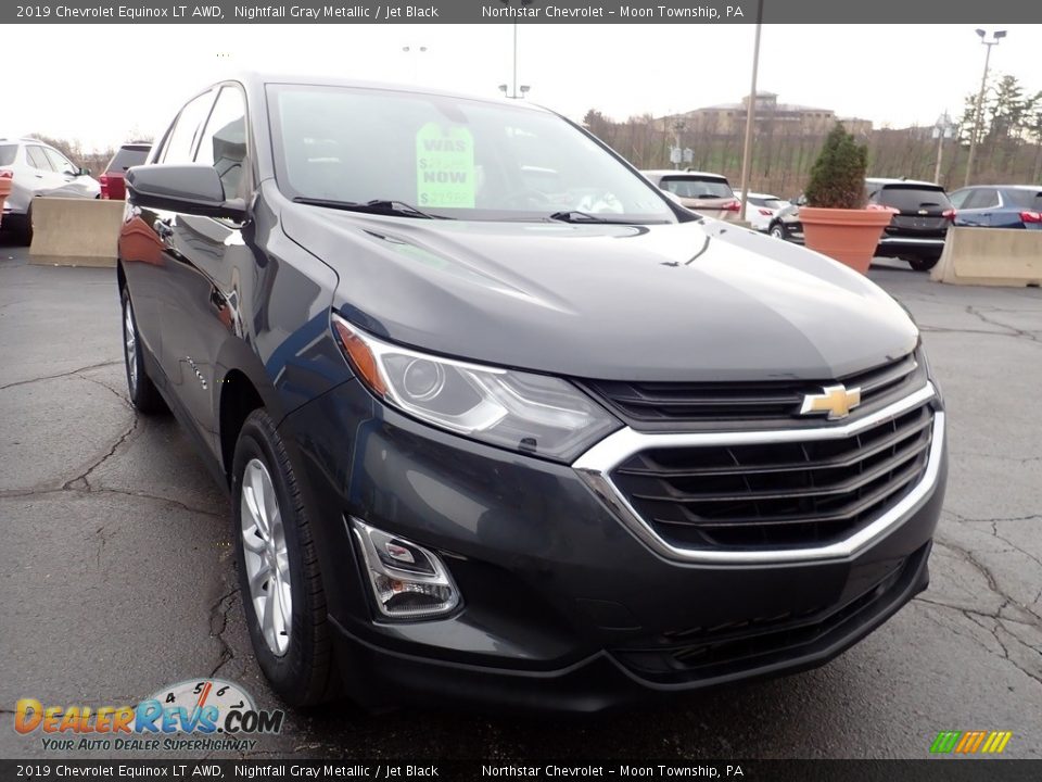 2019 Chevrolet Equinox LT AWD Nightfall Gray Metallic / Jet Black Photo #12