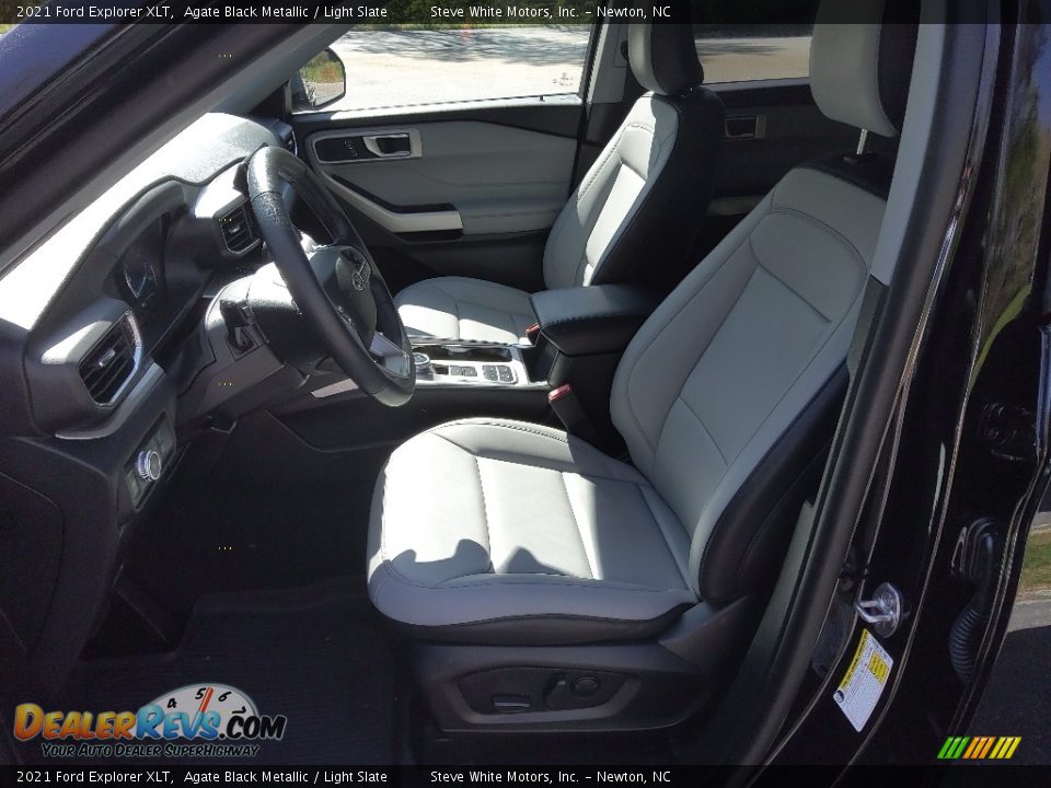 Light Slate Interior - 2021 Ford Explorer XLT Photo #12