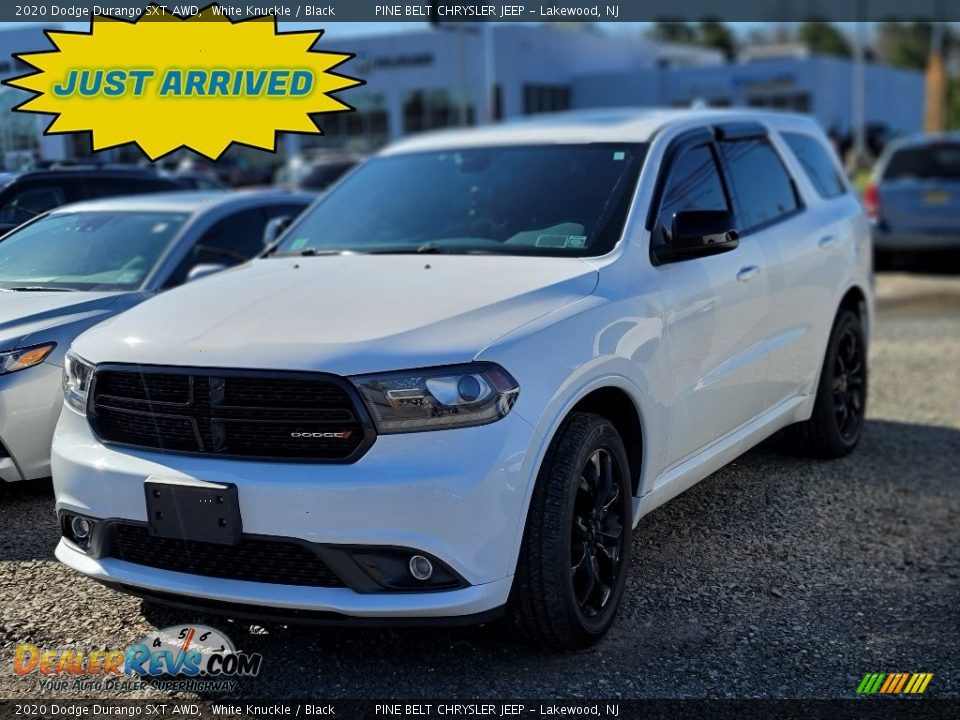 2020 Dodge Durango SXT AWD White Knuckle / Black Photo #1