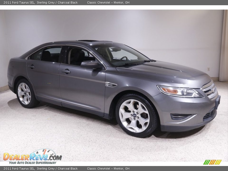 2011 Ford Taurus SEL Sterling Grey / Charcoal Black Photo #1