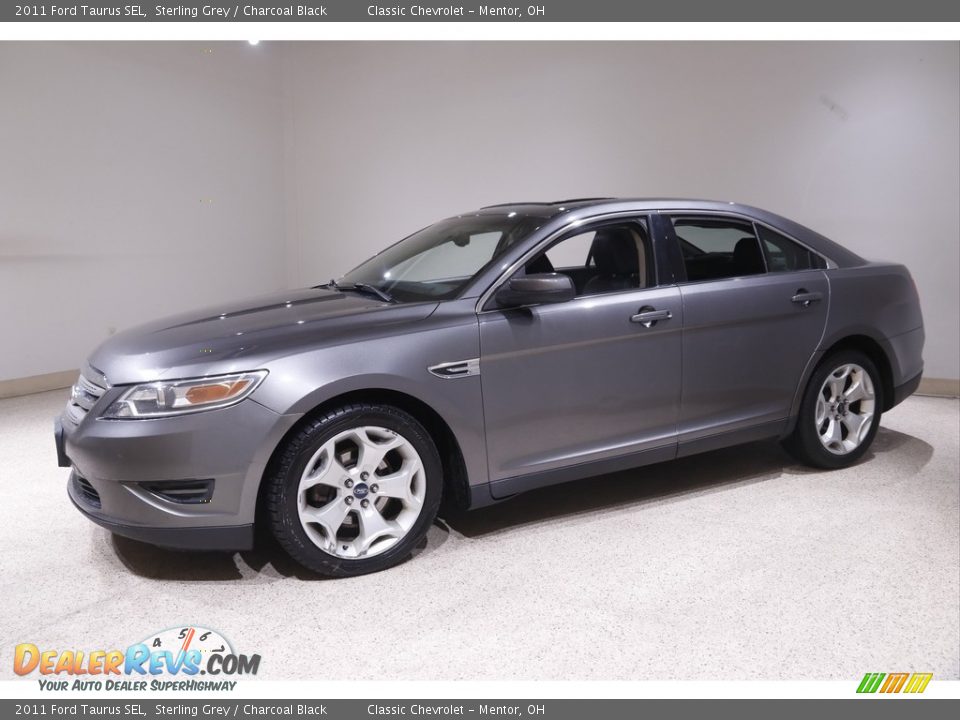 2011 Ford Taurus SEL Sterling Grey / Charcoal Black Photo #3