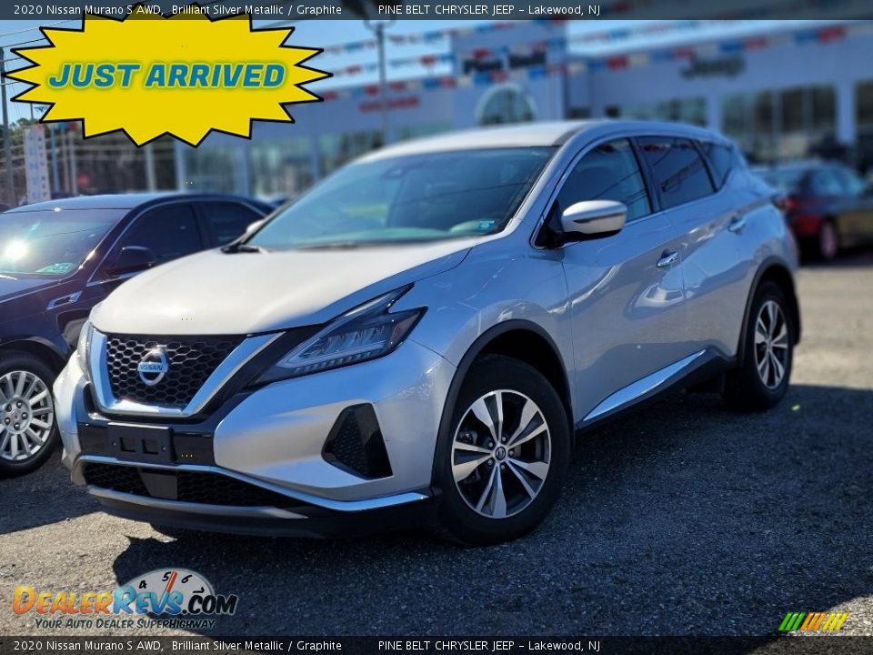 2020 Nissan Murano S AWD Brilliant Silver Metallic / Graphite Photo #1