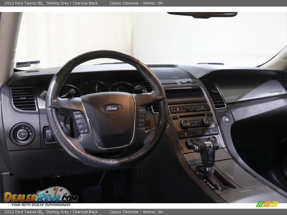 2011 Ford Taurus SEL Sterling Grey / Charcoal Black Photo #6