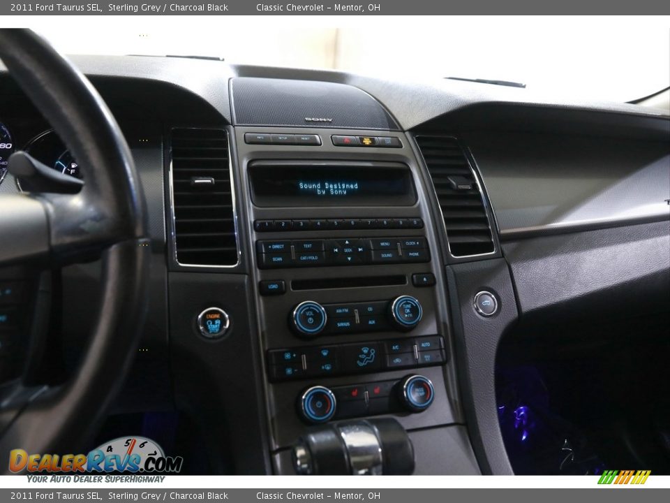 2011 Ford Taurus SEL Sterling Grey / Charcoal Black Photo #9