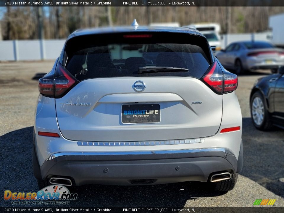 2020 Nissan Murano S AWD Brilliant Silver Metallic / Graphite Photo #5