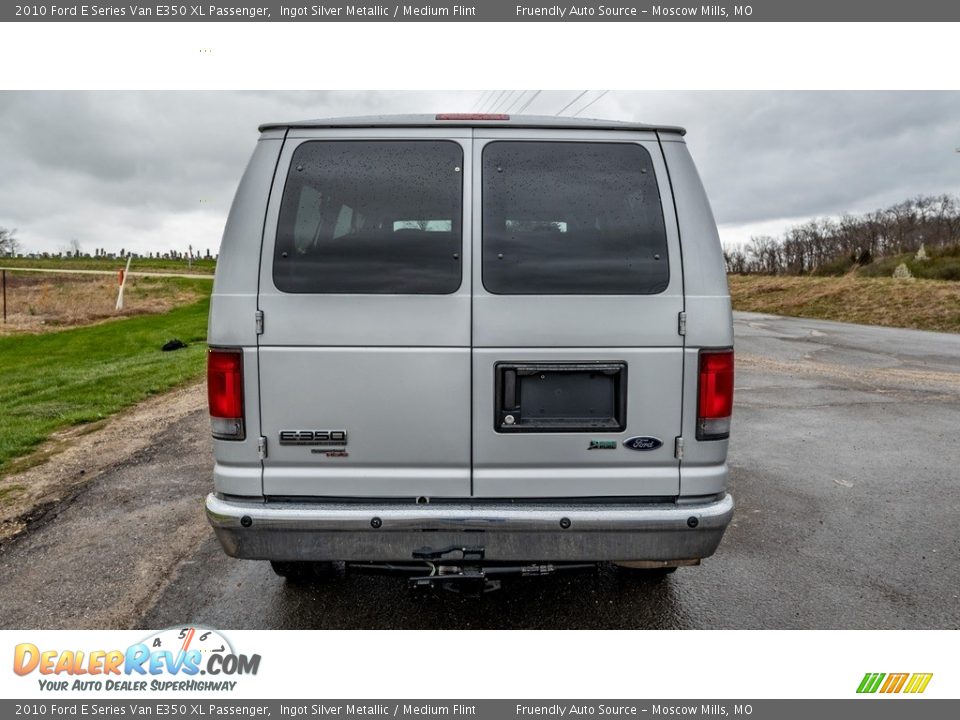 2010 Ford E Series Van E350 XL Passenger Ingot Silver Metallic / Medium Flint Photo #5