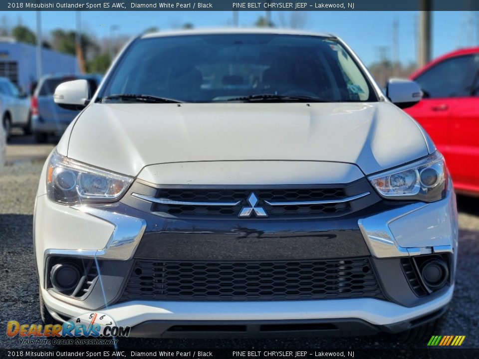 2018 Mitsubishi Outlander Sport ES AWC Diamond White Pearl / Black Photo #2