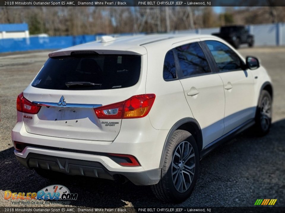 2018 Mitsubishi Outlander Sport ES AWC Diamond White Pearl / Black Photo #3