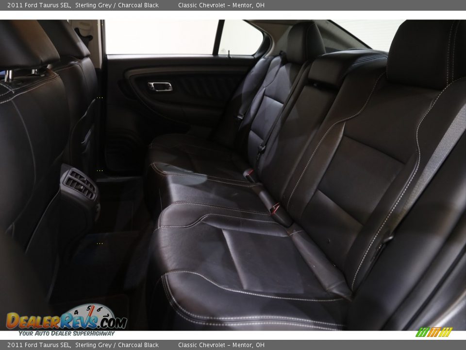 2011 Ford Taurus SEL Sterling Grey / Charcoal Black Photo #16