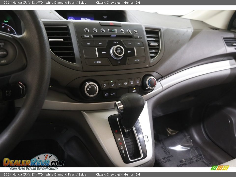 2014 Honda CR-V EX AWD White Diamond Pearl / Beige Photo #11
