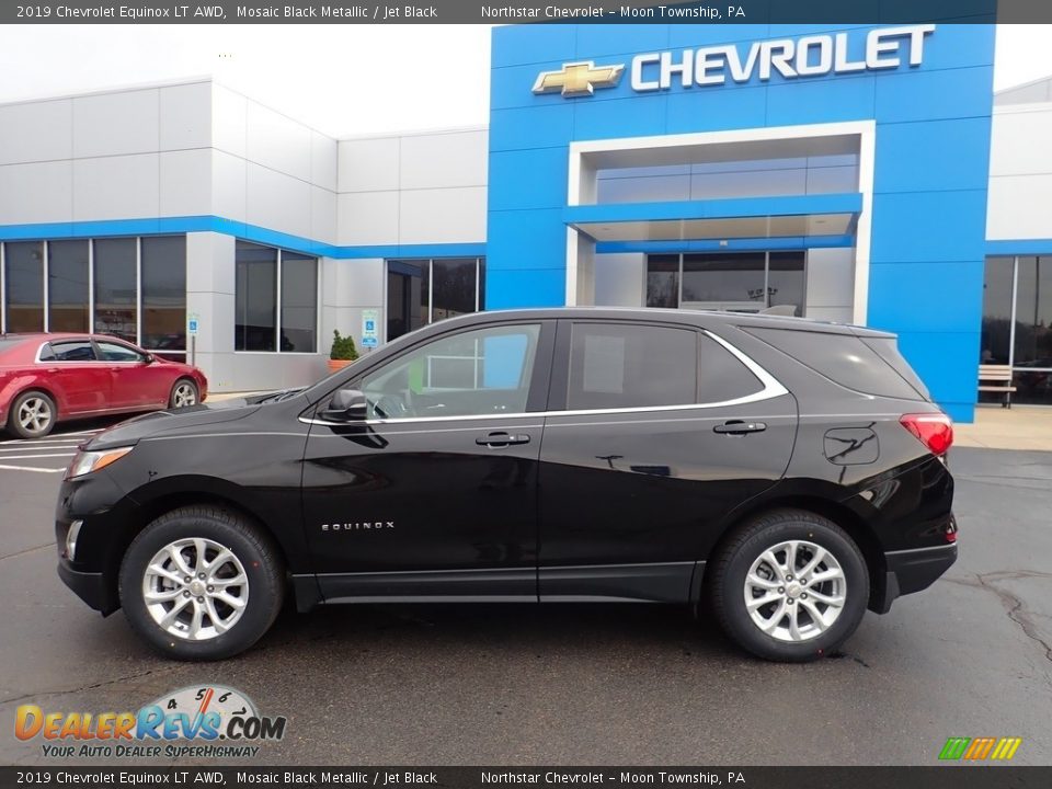 2019 Chevrolet Equinox LT AWD Mosaic Black Metallic / Jet Black Photo #3