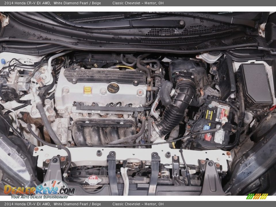 2014 Honda CR-V EX AWD White Diamond Pearl / Beige Photo #17