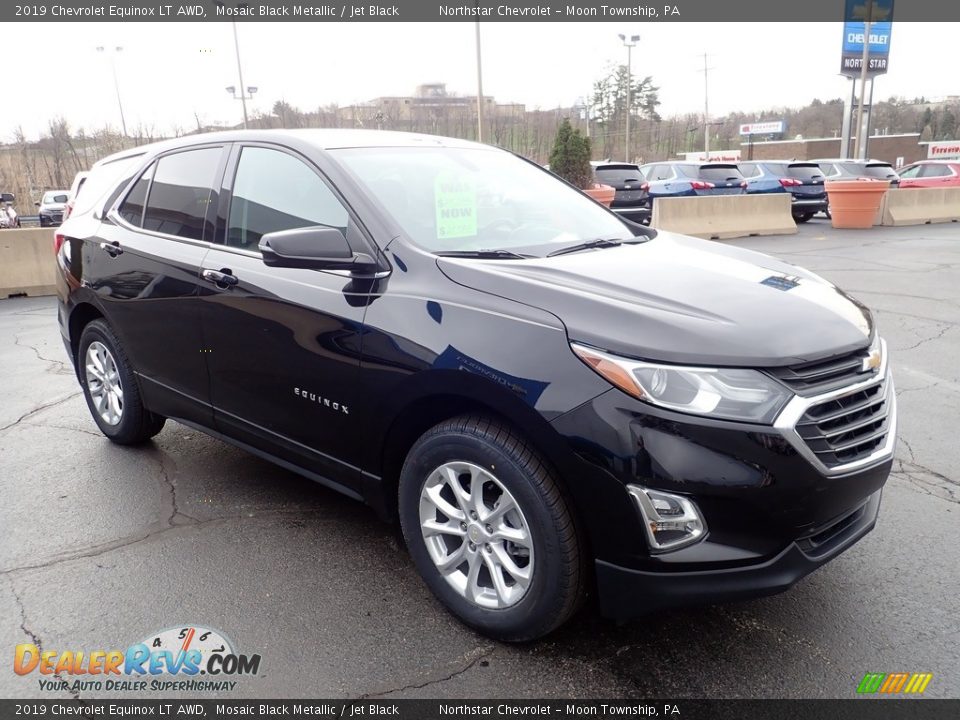 2019 Chevrolet Equinox LT AWD Mosaic Black Metallic / Jet Black Photo #11