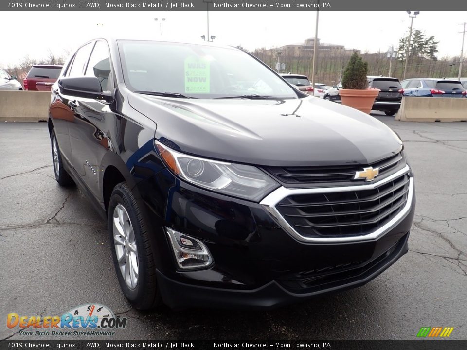 2019 Chevrolet Equinox LT AWD Mosaic Black Metallic / Jet Black Photo #12