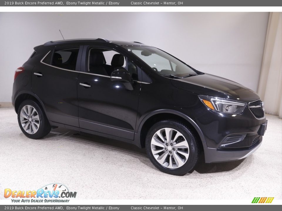 2019 Buick Encore Preferred AWD Ebony Twilight Metallic / Ebony Photo #1