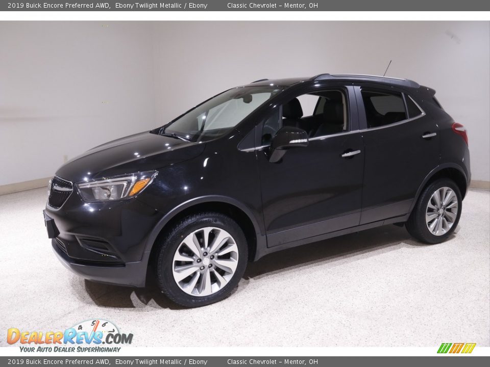 2019 Buick Encore Preferred AWD Ebony Twilight Metallic / Ebony Photo #3