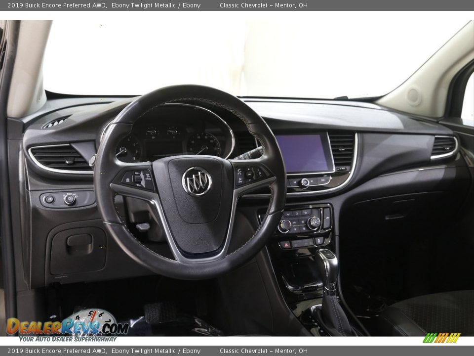 2019 Buick Encore Preferred AWD Ebony Twilight Metallic / Ebony Photo #6